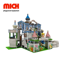 Big Fun Castle Theme Детская Мягкая Крытая Детская Площадка