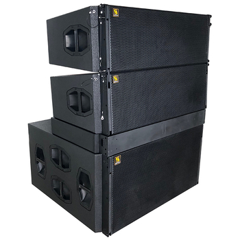 J8 & J-SUB Sistema de arreglo en línea de caja de altavoz de columna dual de 12 pulgadas