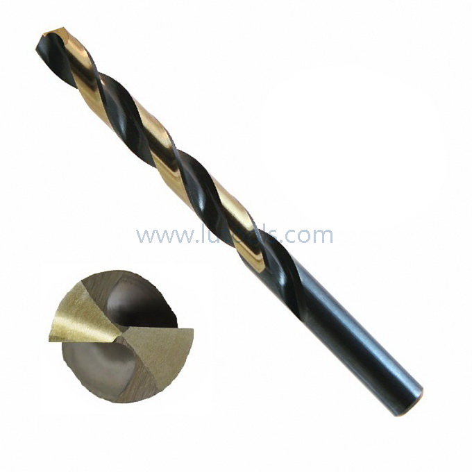 Schwarz und Bernstein Farbe (Schwarz und Gold Farbe) HSS Spiralbohrer