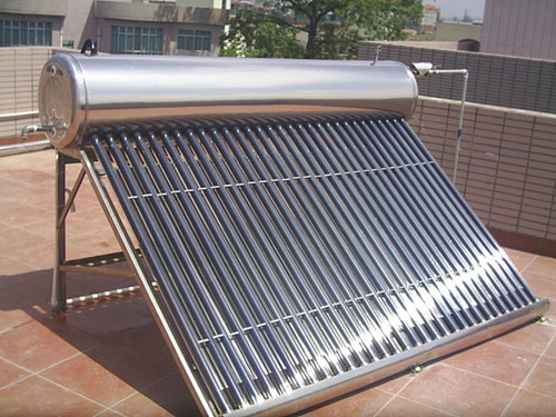 Calentador de agua solar residencial compacto sin presión
