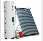 Calentador de agua solar con tubo de calor a presión