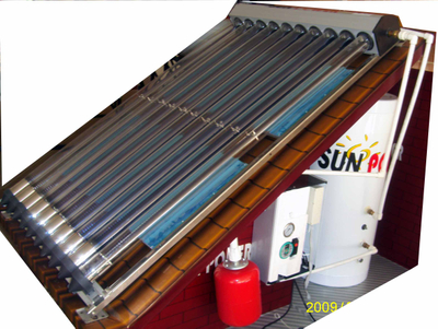 Inicio Calentador de agua solar sin tubo de calor sin presión