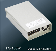 Fuente de alimentación a prueba de lluvia LED FS-100W