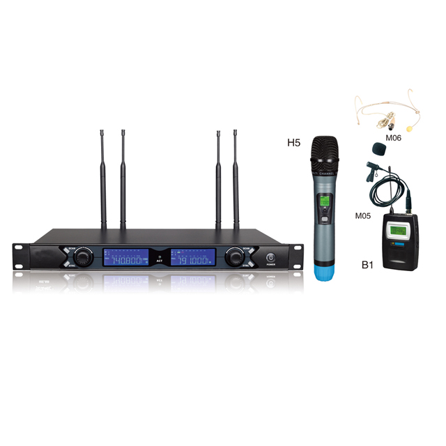 S20 Dual Channels UHF Wireless Microphone