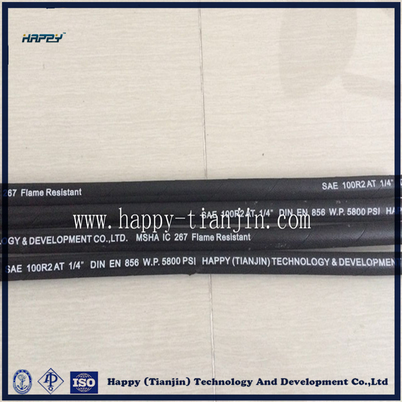 R2/ 2sn Two Wire High Pressure Hydraulic Rubber Tube
