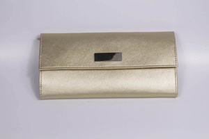 Golden Shinny Pu leather travel custom logo jewelry bags