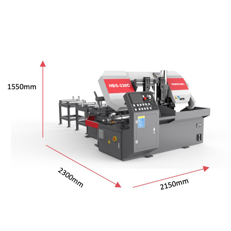 HBS330-C High-accuracy Rotating Horizontal Band Sawing Machine with CE