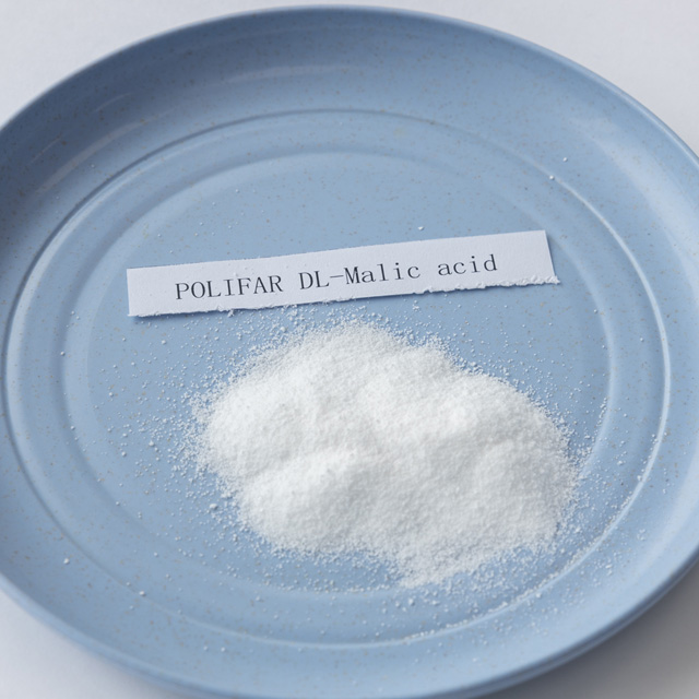 Ácido málico DL de grado alimenticio en polvo orgánico natural aprobado por Halal / L ácido málico