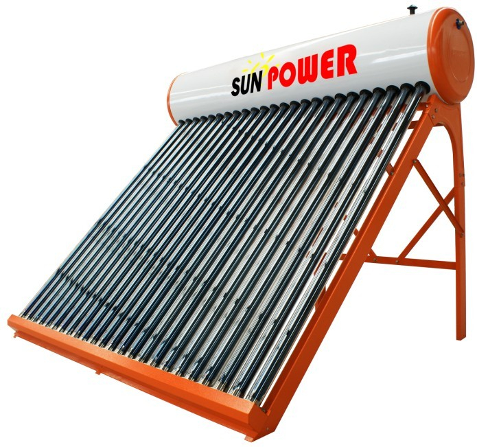 Tubo de vacío de baja presión de la casa Calentador de agua solar