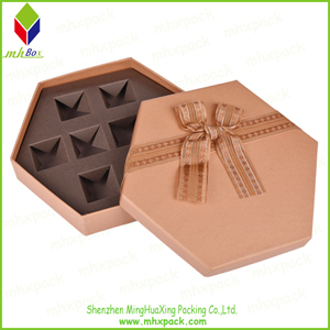 不规则形的精美巧克力包装礼品纸盒