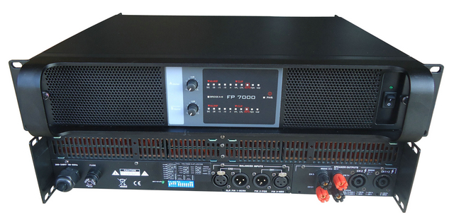 FP7000 Amplificador de potencia de audio profesional de 2 canales