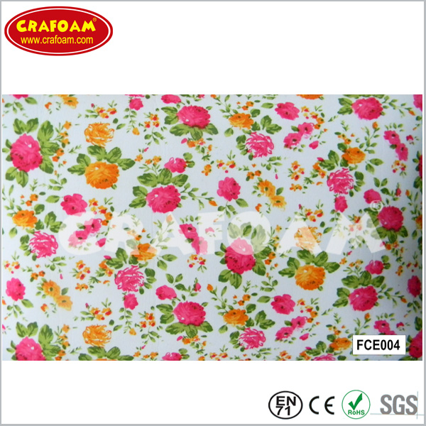 Flower Fabric EVA Foam Sheet