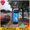 Señalización al aire libre del pilón del estacionamiento de Digitaces de la pantalla de visualización LED de los muebles urbanos