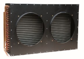 Batteria del condensatore con tubo di rame in alluminio
