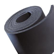feuille d'isolation thermique en caoutchouc hvac