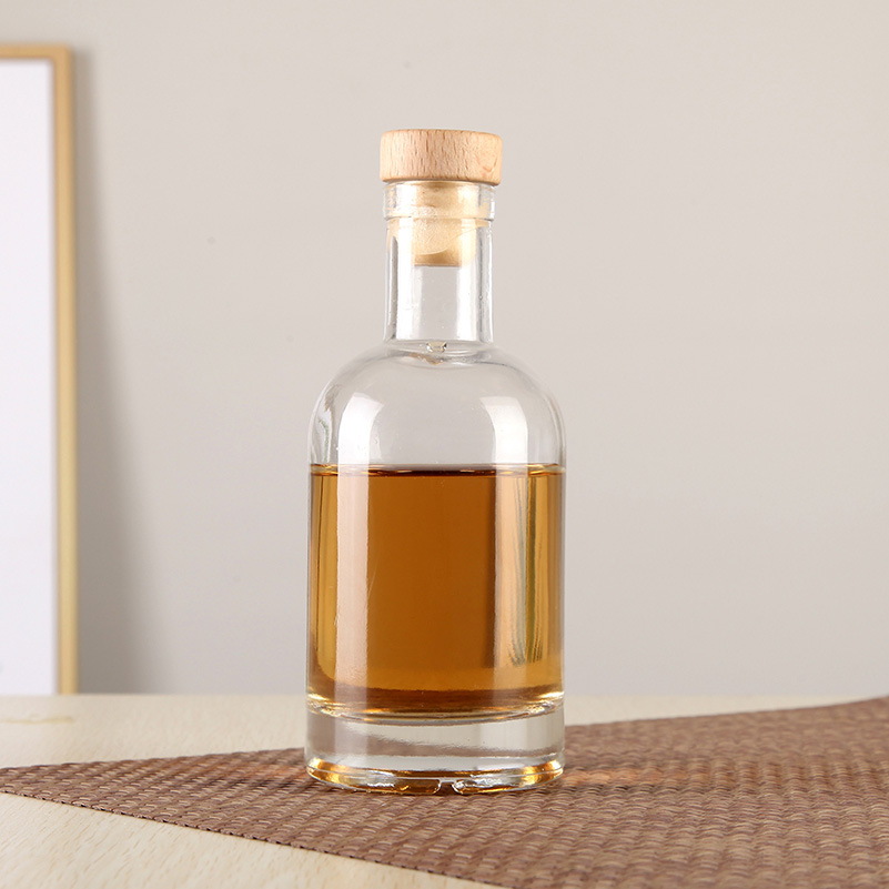 100ml Nordic Glass Liquor Bottle with Cork