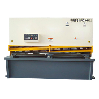 QC12Y-25X2500 25mm Thickness 2.5m Length Hydraulic Swing Beam Electric Shearing Machine 