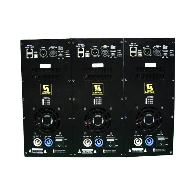 D1-800D Kelas D 800w Modul Amplifier Speaker Aktif 1 Saluran