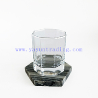 Octagonal Crystal Whiskey/Juice/Water Glass Tumbler