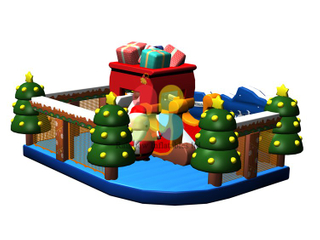 RB04145（6x8m）Inflatable Christmas snowman house funcity hot sale newdesign