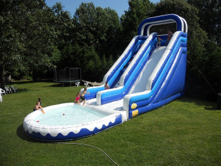 Inflatable Roaring River Water Slide