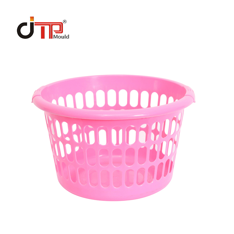 Taizhou Хорошая цена Высококачественная пластиковая инъекционная круглая корзина для белья