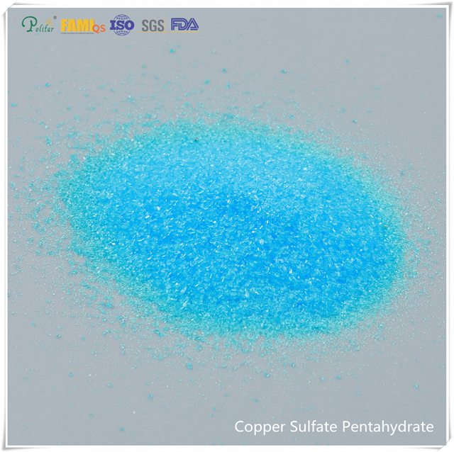 Grado de alimentación de cristal de pentahidrato de sulfato de cobre