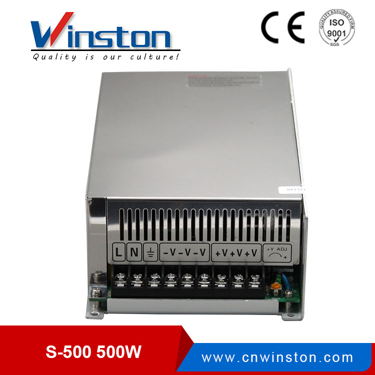 Controlador LED de fuente de alimentación de conmutación de alta eficiencia S-500 de 500 W
