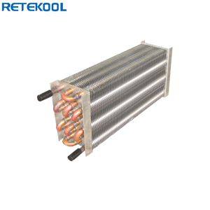 Evaporador de tubo de cobre comercial para almacenamiento en frío