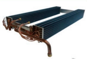 Serpentín de evaporador automático con aletas de aluminio y tubo de cobre 