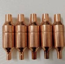 Accumulateur de tube de cuivre de réfrigération en ligne