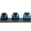 high quality ink blue translucent mini sake glass cup 90ml
