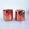 votives candle jars 16 oz rose gold glass candle containers for candle making