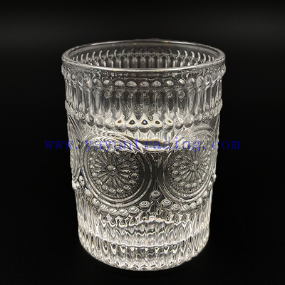 Hot Sale Stemless Clear Transparent Fashioned Cocktail Glass Whiskey Tumbler