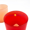 Wholesale Luxury Empty Customized Matte Colorful Glass Candle Jars for Candle Making