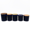 Home Decoration Candle Jars Frosted Glass Luxury Customized Creative Cylinder Containers