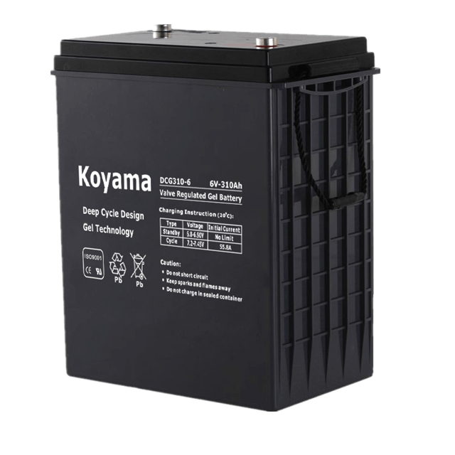 6V310AH Deep Cycle Gel Battery DCG310-6