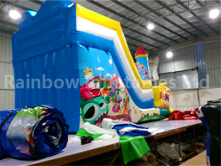 RB8016(5.4x3.5x4m) Inflatable Giant Slide Inflatable Bouncy Castle With Water Slide
