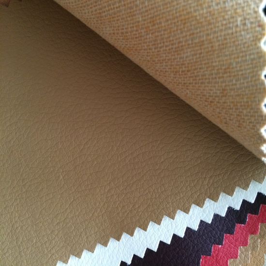 China Manufacturer Synthetic Fabric PU Leather