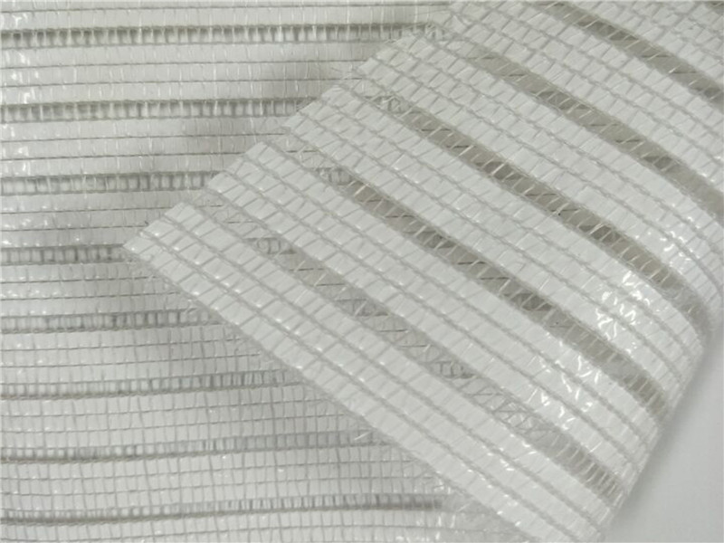 Proveedor de China, red de parasol de papel de aluminio para invernadero blanco 