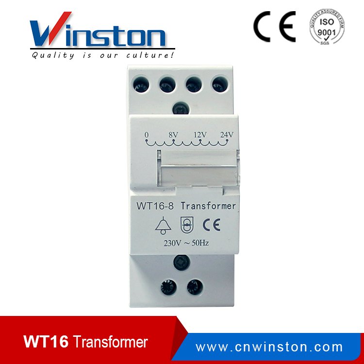 Yueqing Winston WT16 Электрический 24V 12V 230VAC Bell Трансформатор