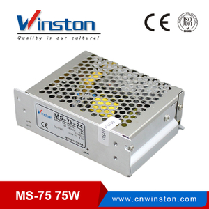 CE ROHS MS-75W AC DC 5V 12V 15V 24v Modo de conmutación Unidad de alimentación / Adaptador de corriente con 2 años de garantía