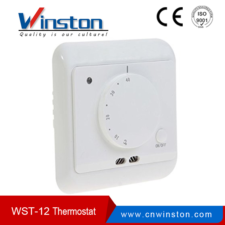 WST-12 220 / 230V AC Система отопления ЖК-цифровой программируемый комнатный термостат