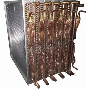 Intercambiador de calor de radiador de cobre para cámara frigorífica de baja temperatura