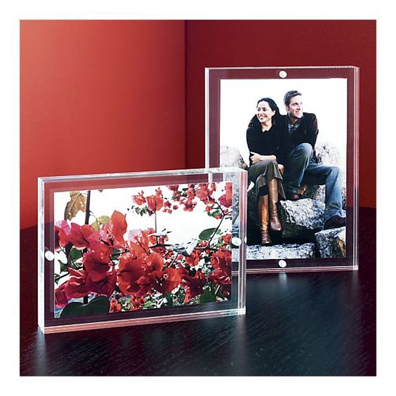 Clear Acrylic Frameless Photo Pictures Frames Custom Available Buy