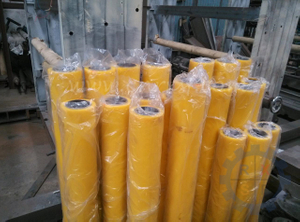 Rouleau industriel en caoutchouc (PU) de polyuréthane d'utilisation