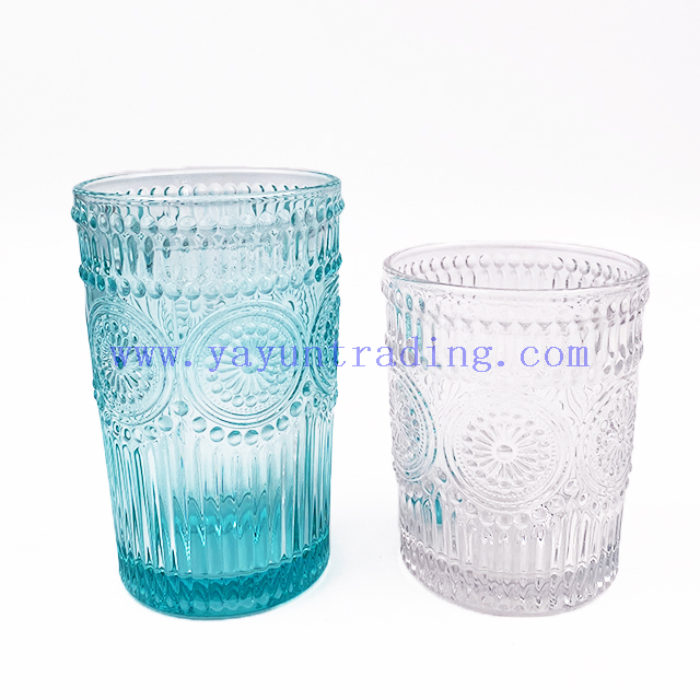 Wholesale Electroplating Rainbow Effect Wine Glass Cup Water Tumbler