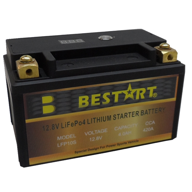 12.8V 4ah LiFePO4 Lithium Starter Battery LFP10S