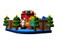 RB04145（6x8m）Inflatable Christmas snowman house funcity hot sale newdesign