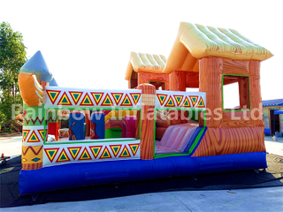 RB4041( 8x6x5m） Inflatables Customized Egypt Funcity/Playground With Slide For Kids